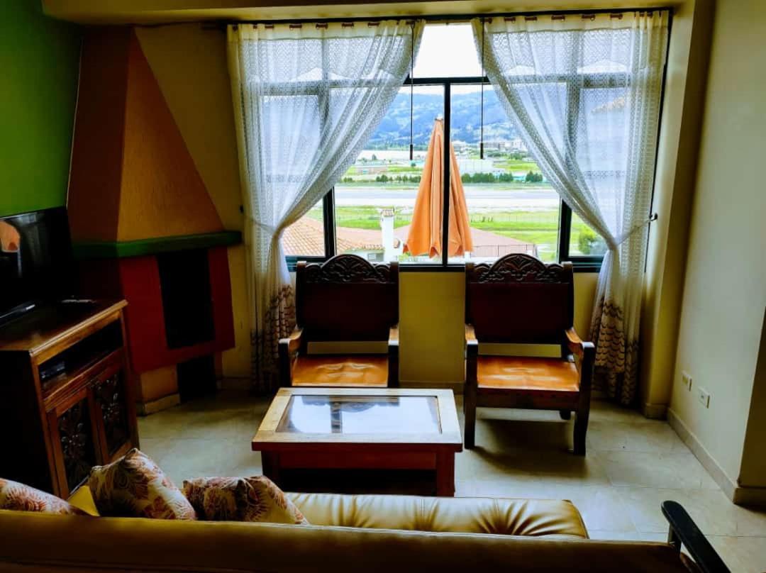 Hotel Cabanas San Cayetano Paipa Exteriér fotografie