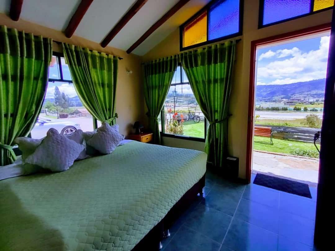Hotel Cabanas San Cayetano Paipa Exteriér fotografie
