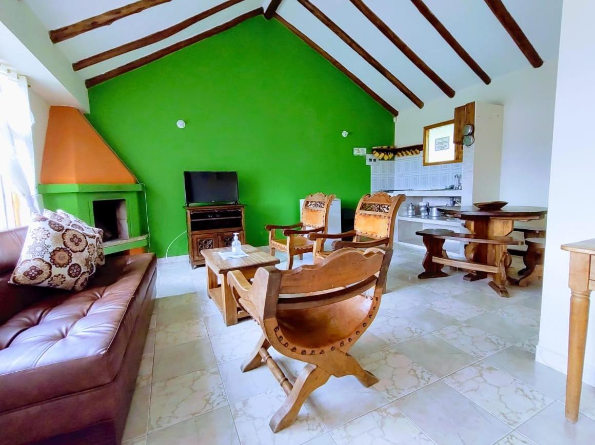 Hotel Cabanas San Cayetano Paipa Exteriér fotografie